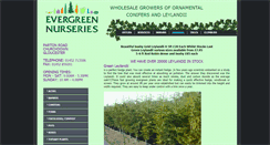 Desktop Screenshot of evergreen-nurseries.co.uk
